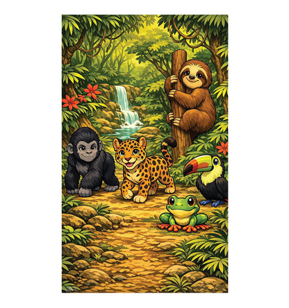 Life-Size Rainforest Jungle Animals Vacation Bible School Cardboard Cutout - All Cutouts