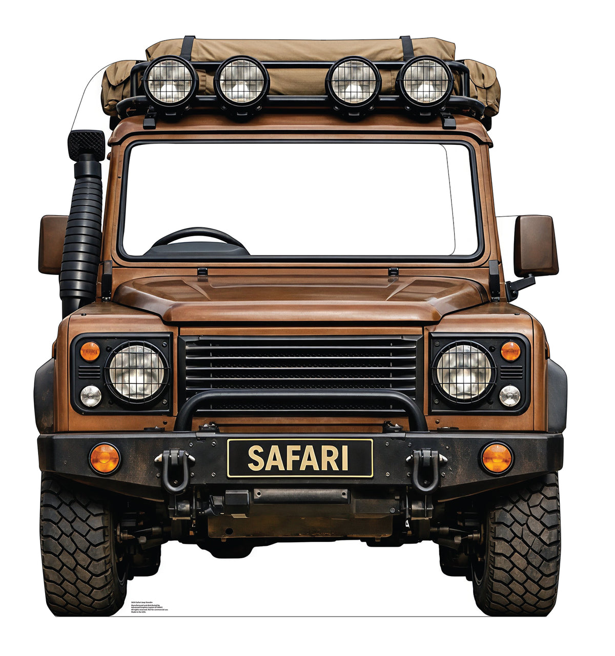 Life-Size Safari Truck Stand-In Cardboard Cutout