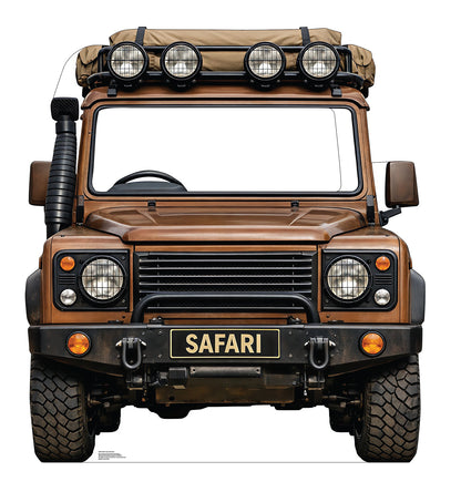 Life-Size Safari Truck Stand-In Cardboard Cutout