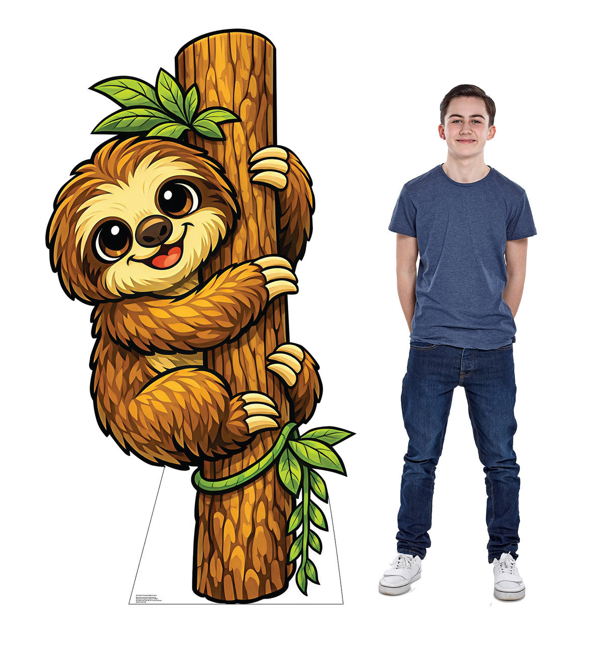 Life-Size Sloth (Vacation Bible School) Cardboard Cutout - All Cutouts