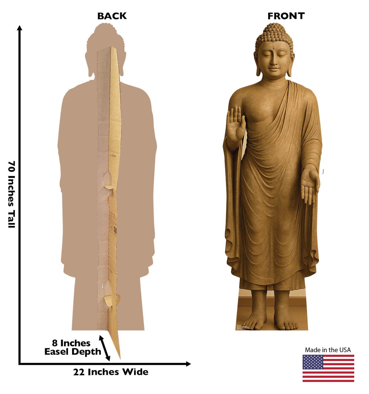 Life-Size Buddha Cardboard Cutout