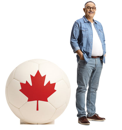 Life-Size Canada Soccer Ball Cardboard Cutout - All Cutouts