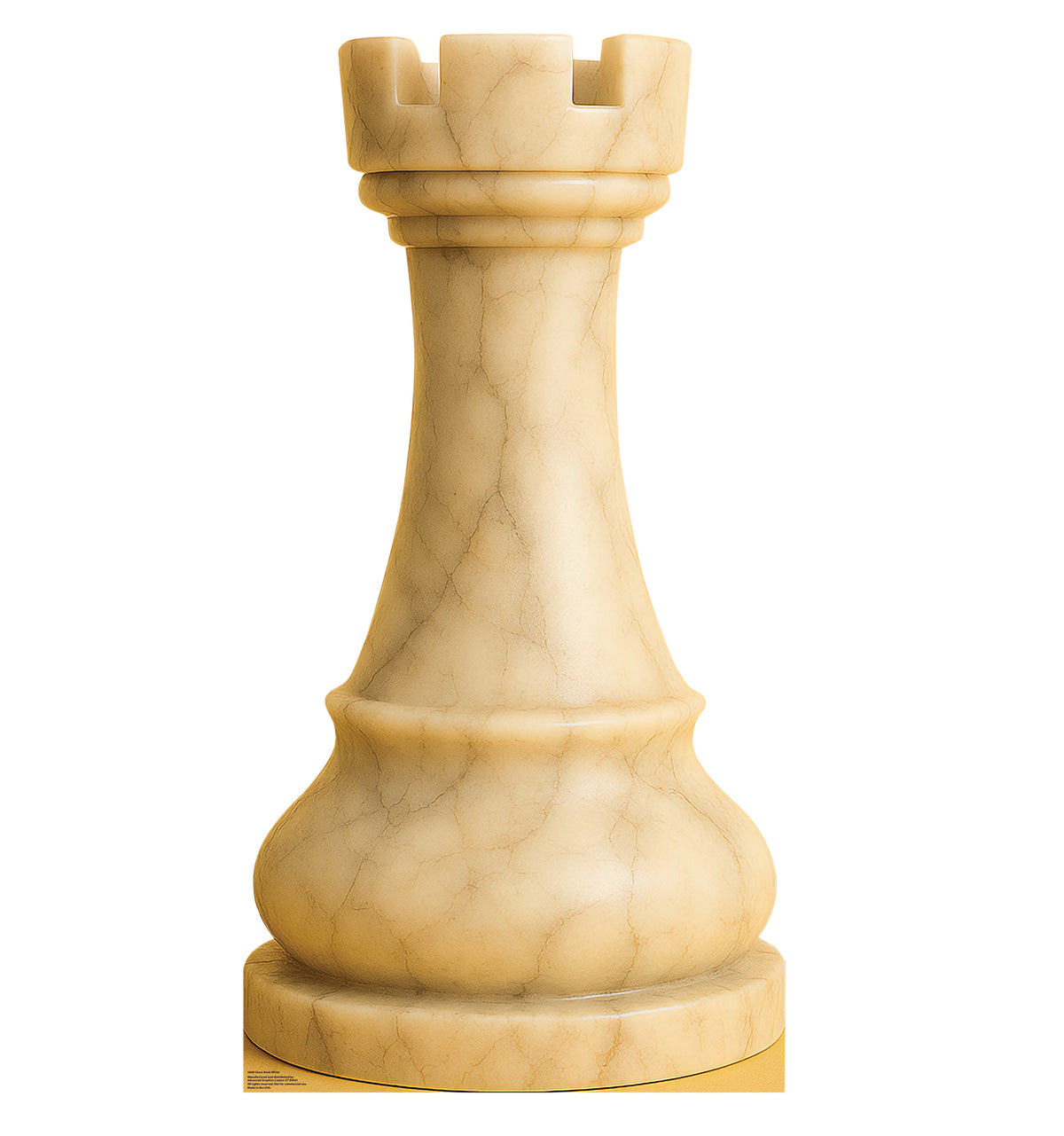 Life-Size Chess Rook White Cardboard Cutout - All Cutouts