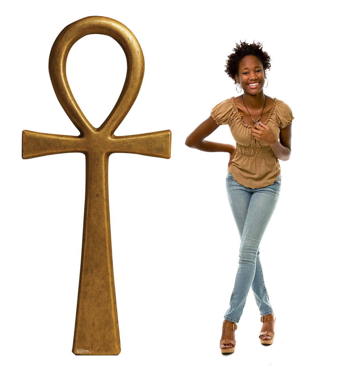 Life-Size Egyptian Ankh Cardboard Cutout - All Cutouts