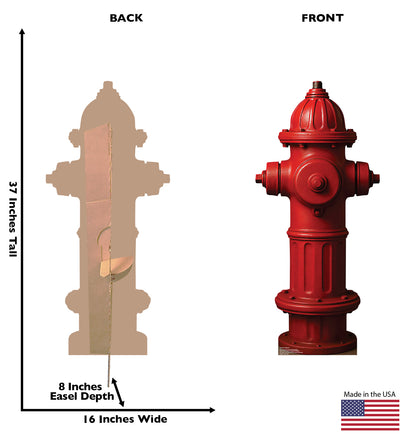 Life-Size Fire Hydrant Cardboard Cutout - All Cutouts
