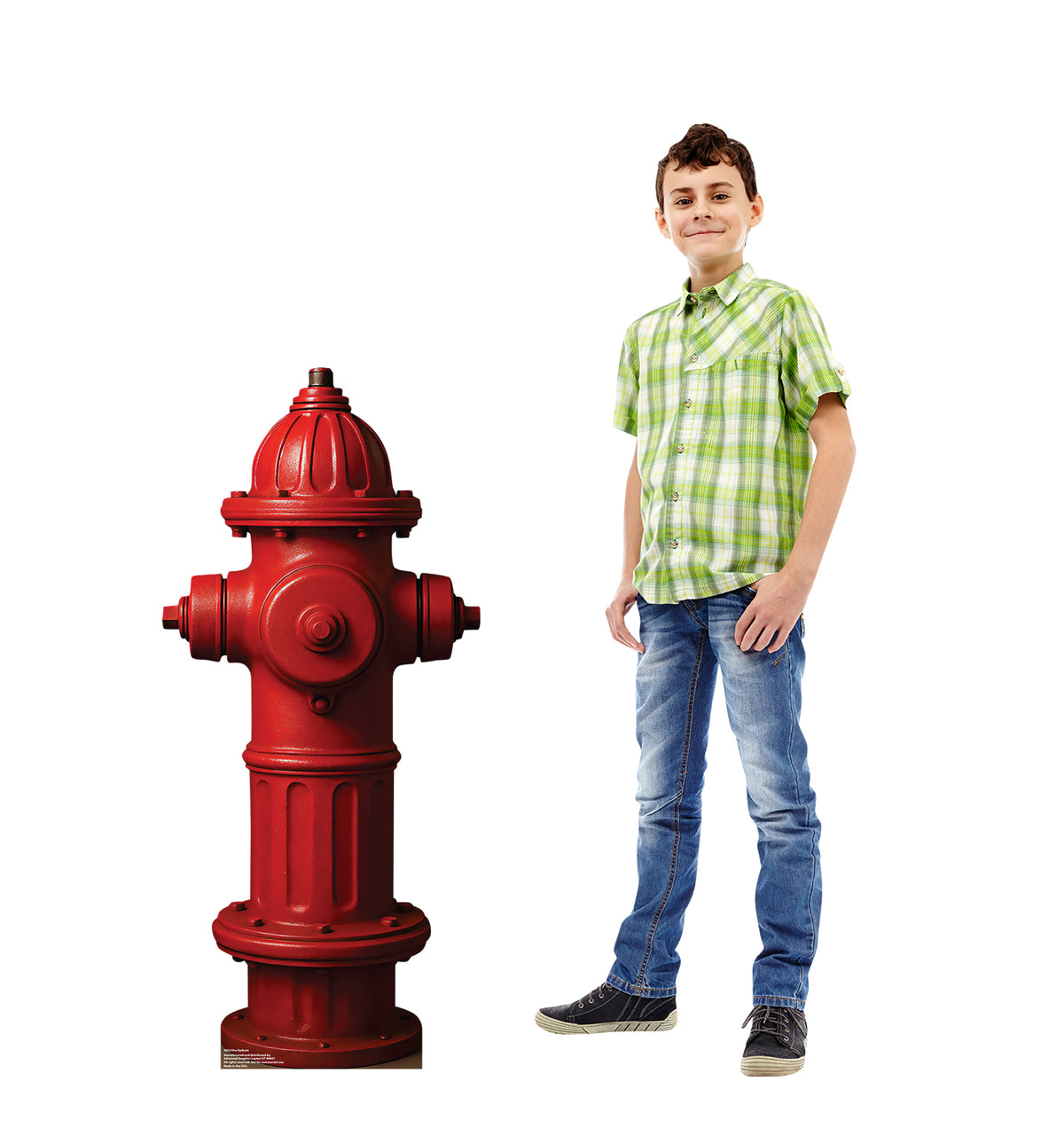 Life-Size Fire Hydrant Cardboard Cutout - All Cutouts