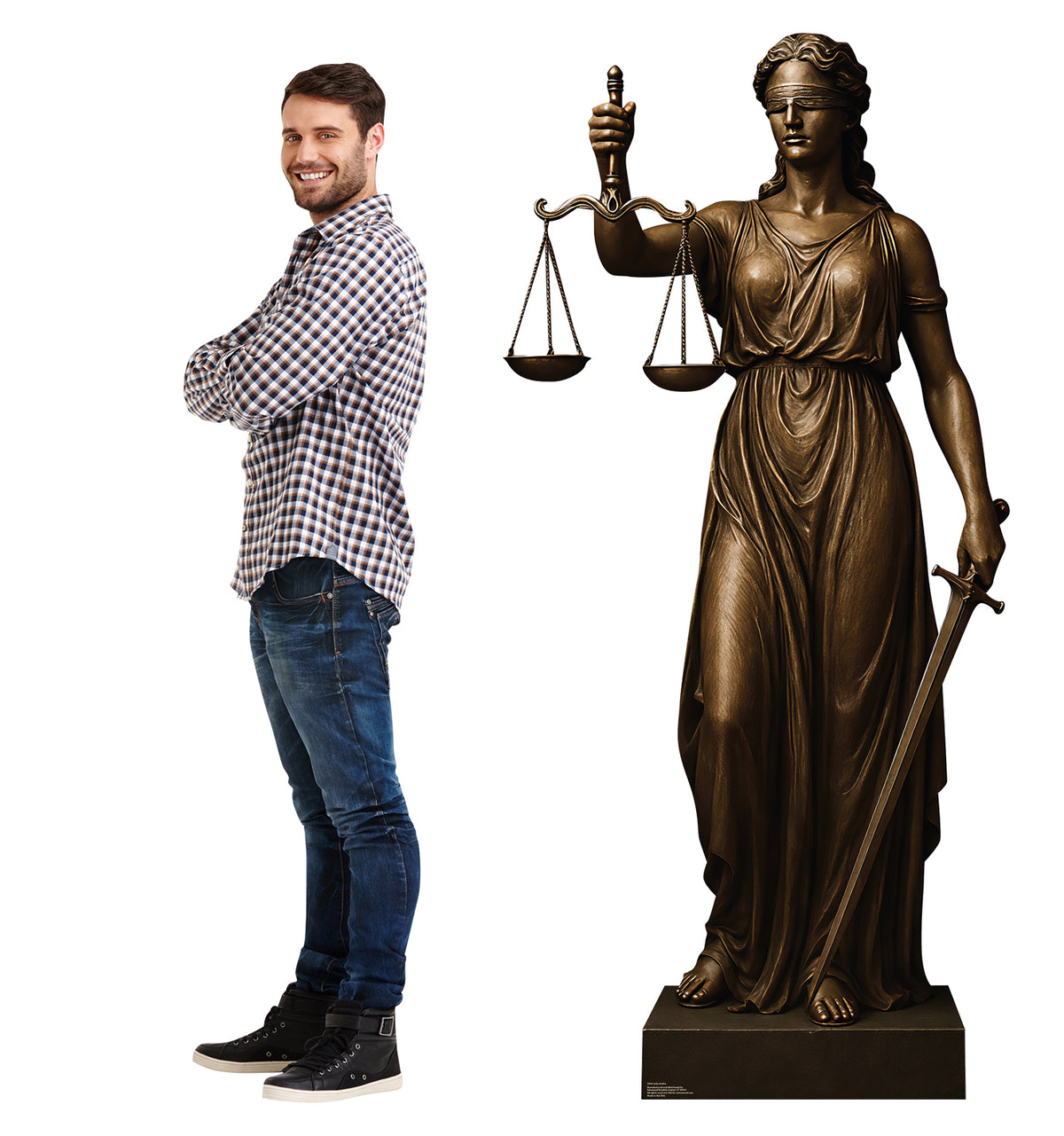 Life-Size Lady Justice Cardboard Cutout - All Cutouts