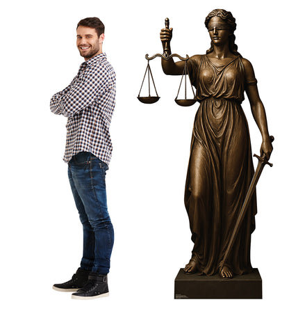 Life-Size Lady Justice Cardboard Cutout - All Cutouts