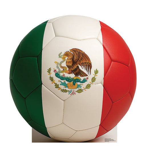 Life-Size Mexico Soccer Ball Cardboard Cutout - All Cutouts