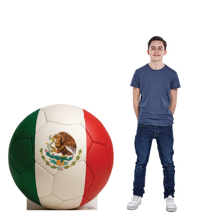 Life-Size Mexico Soccer Ball Cardboard Cutout - All Cutouts