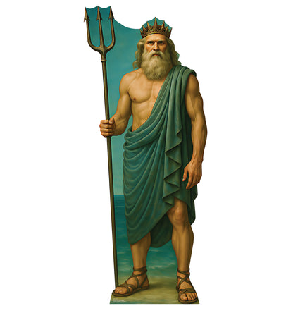 Life-Size Poseidon Cardboard Cutout - All Cutouts