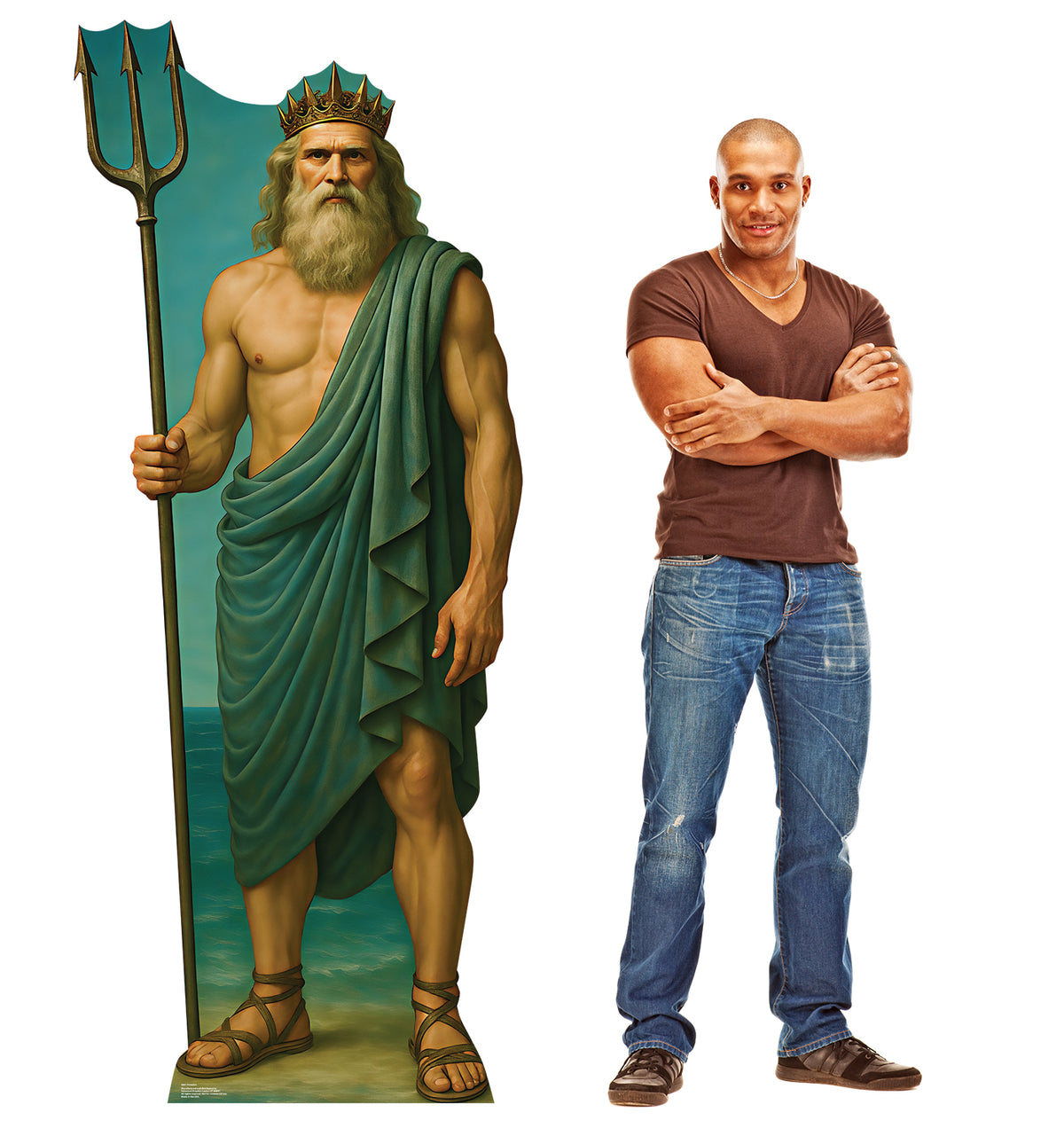 Life-Size Poseidon Cardboard Cutout - All Cutouts