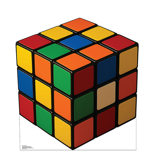 Life-Size Rubik's Cube Cardboard Cutout - All Cutouts