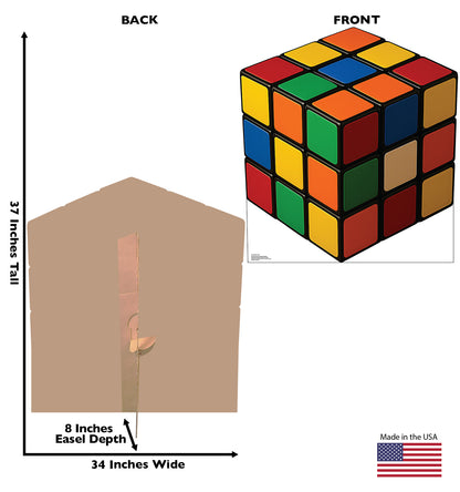 Life-Size Rubik's Cube Cardboard Cutout - All Cutouts