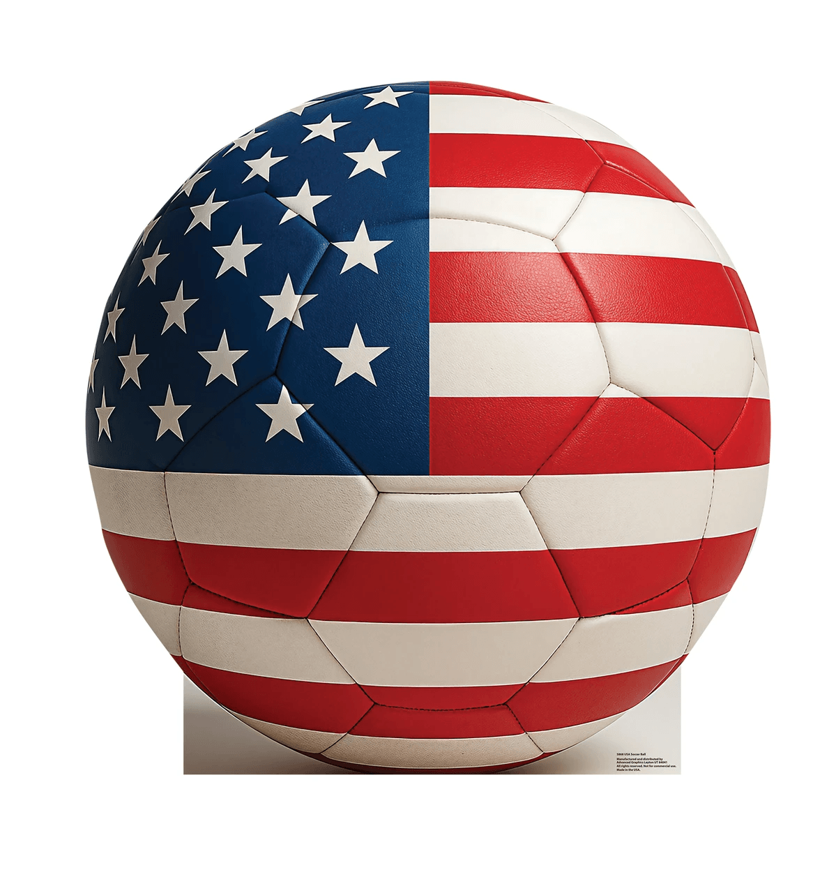 Life-Size USA Soccer Ball Cardboard Cutout - All Cutouts