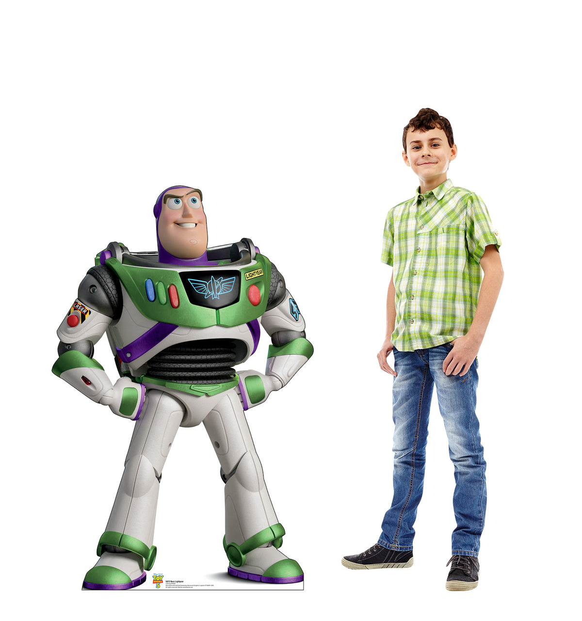 Life-Size Buzz Lightyear Toy Story 5 Cardboard Cutout - All Cutouts