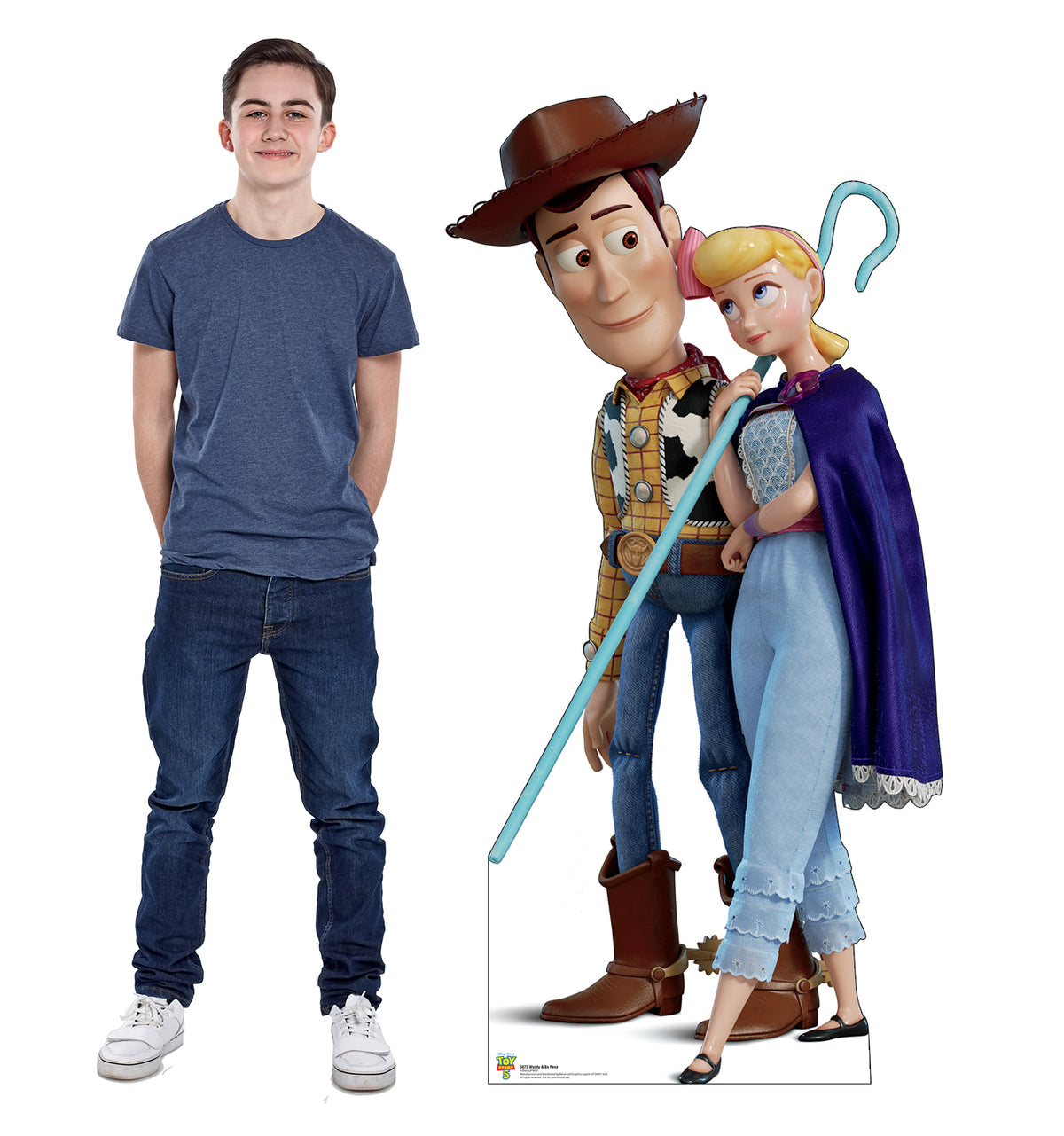 Life-Size Woody & Bo Peep Toy Story 5 Cardboard Cutout - All Cutouts