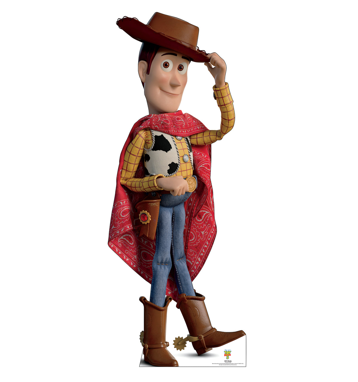 Life-Size Woody Toy Story 5 Cardboard Cutout - All Cutouts