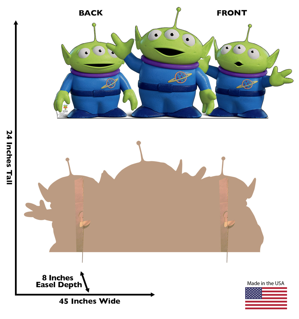 Life-Size Aliens Toy Story 5 Cardboard Cutout - All Cutouts