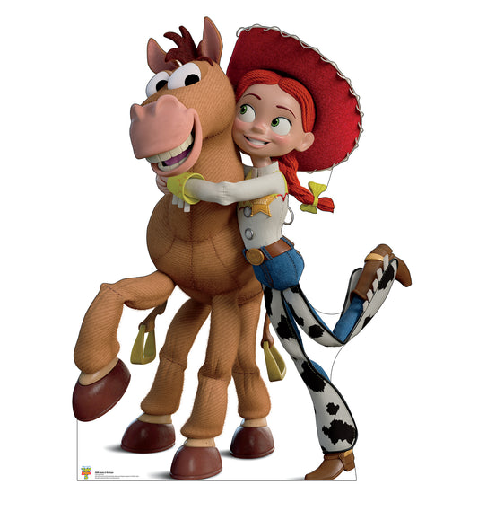 Life-Size Jesse & Bullseye Toy Story 5 Cardboard Cutout
