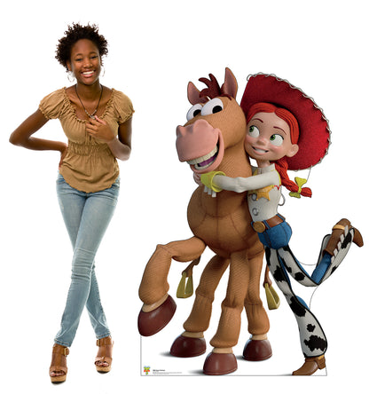Life-Size Jesse & Bullseye Toy Story 5 Cardboard Cutout - All Cutouts