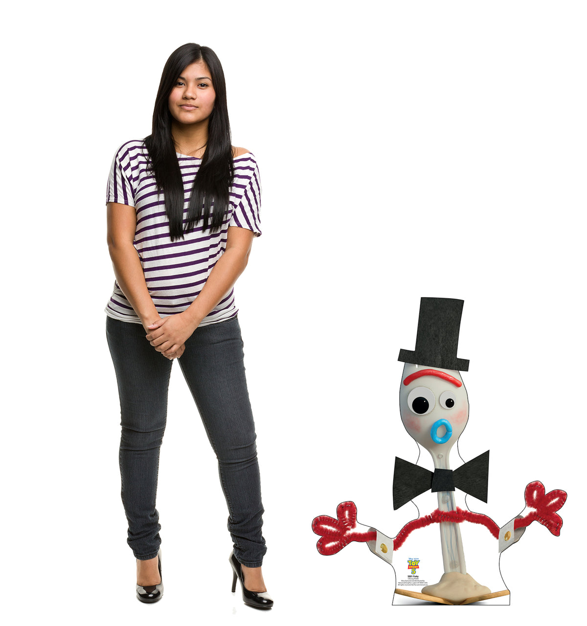 Life-Size Forky Toy Story 5 Cardboard Cutout - All Cutouts