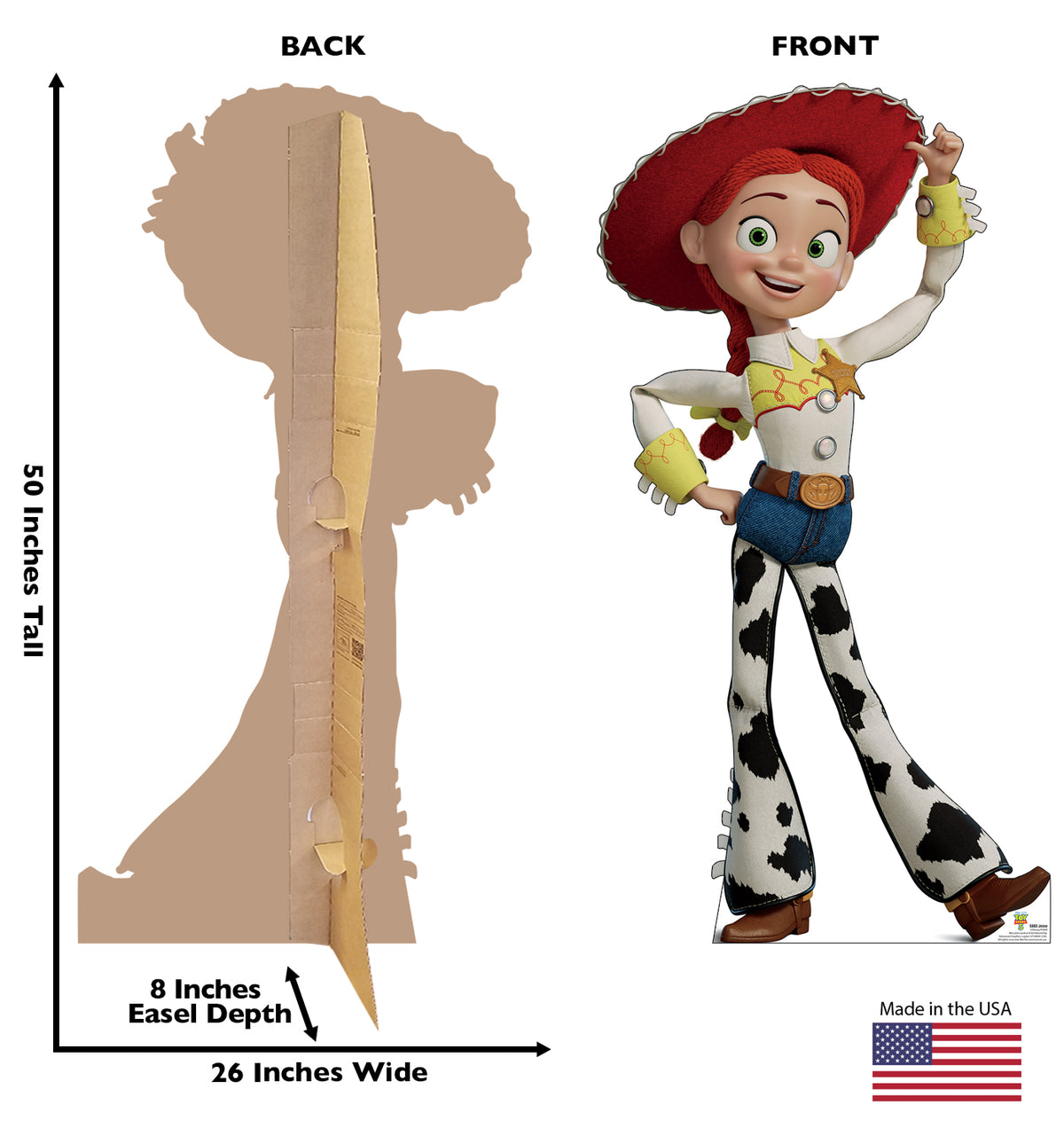 Life-Size Jesse Toy Story 5 Cardboard Cutout - All Cutouts