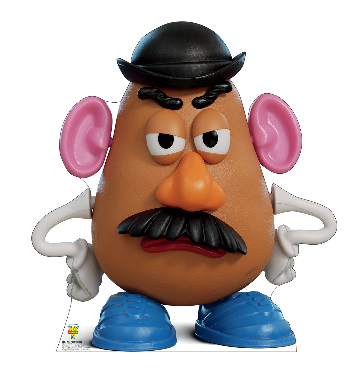 Life-Size Mr. Potato Head Toy Story 5 Cardboard Cutout - All Cutouts