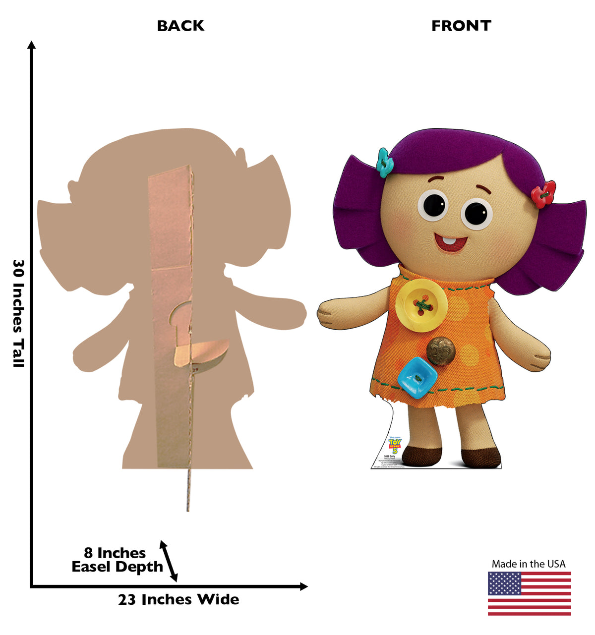 Life-Size Dolly Toy Story 5 Cardboard Cutout - All Cutouts