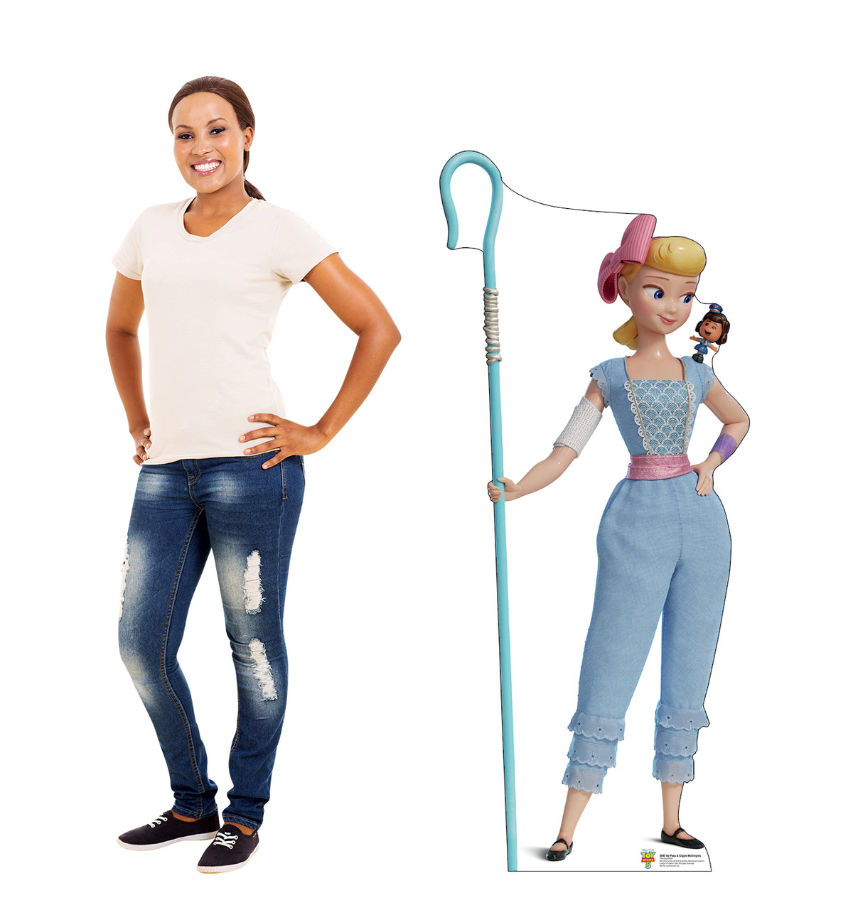 Life-Size Bo Peep & Giggle McDimples Toy Story 5 Cardboard Cutout - All Cutouts