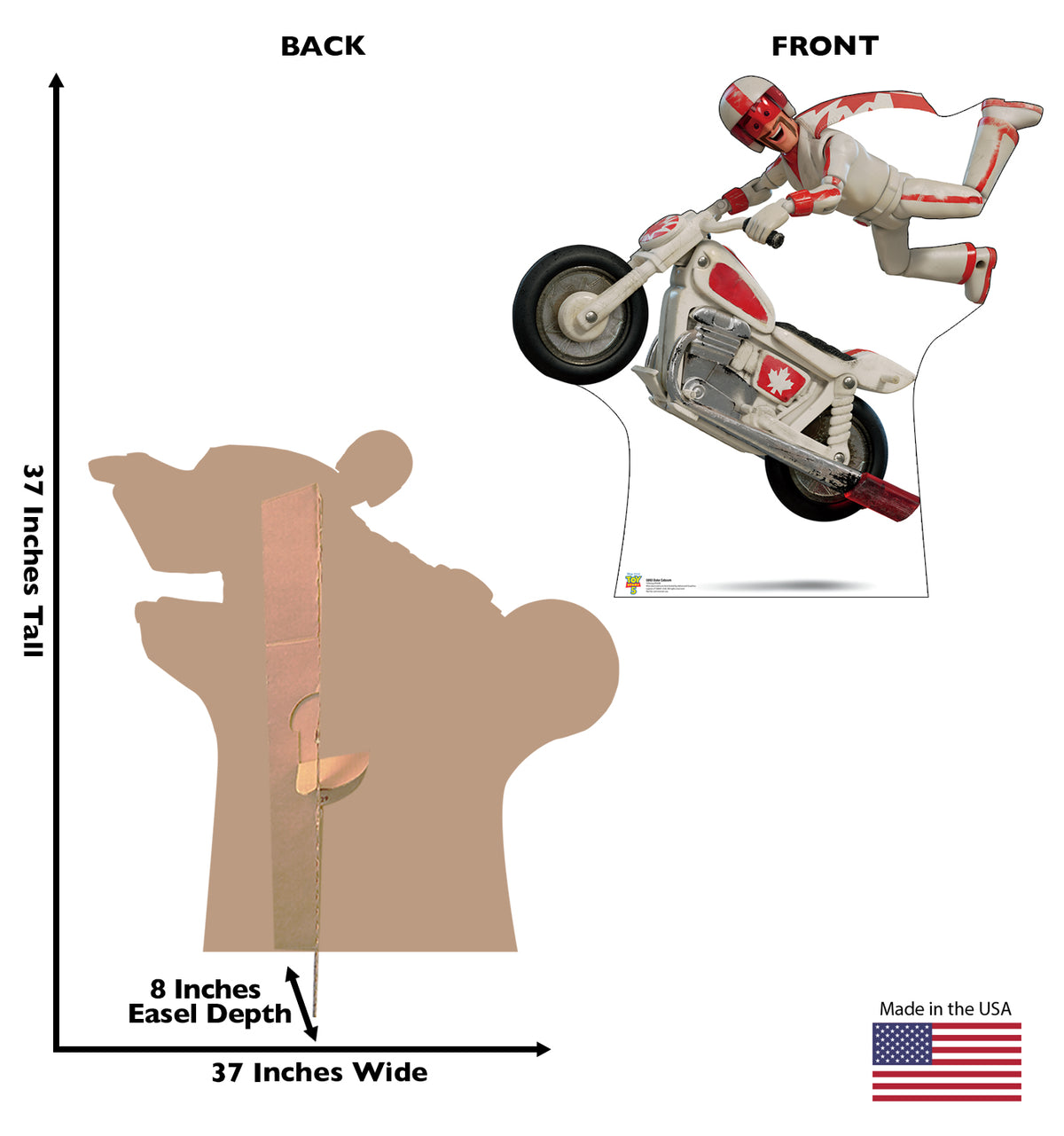 Life-Size Duke Caboom Toy Story 5 Cardboard Cutout - All Cutouts