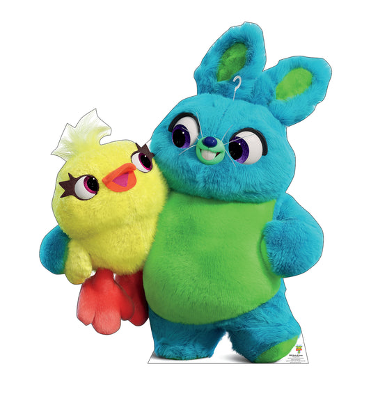 Life-Size Ducky & Bunny Toy Story 5 Cardboard Cutout