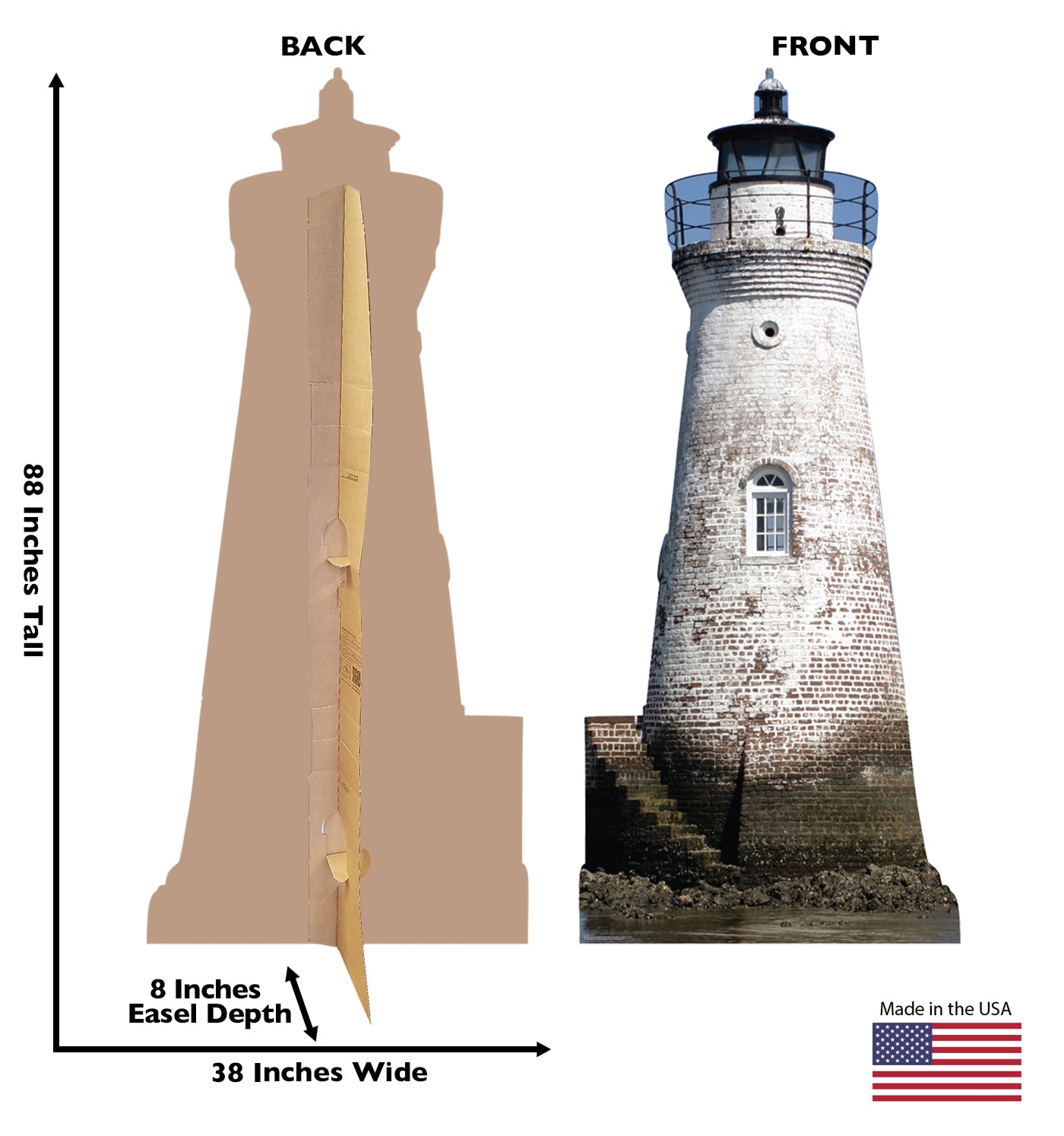 Lighthouse Life-Size Cardboard Standup - All Cutouts