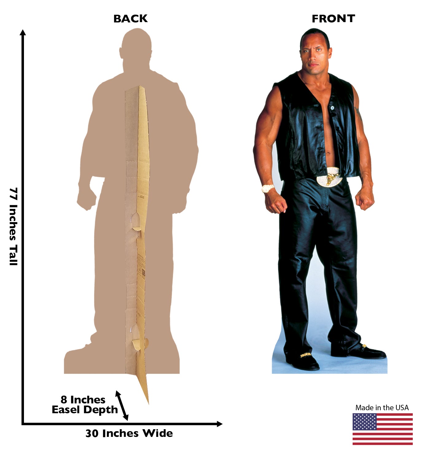Life-size The Rock WWE Cardboard Cutout - All Cutouts