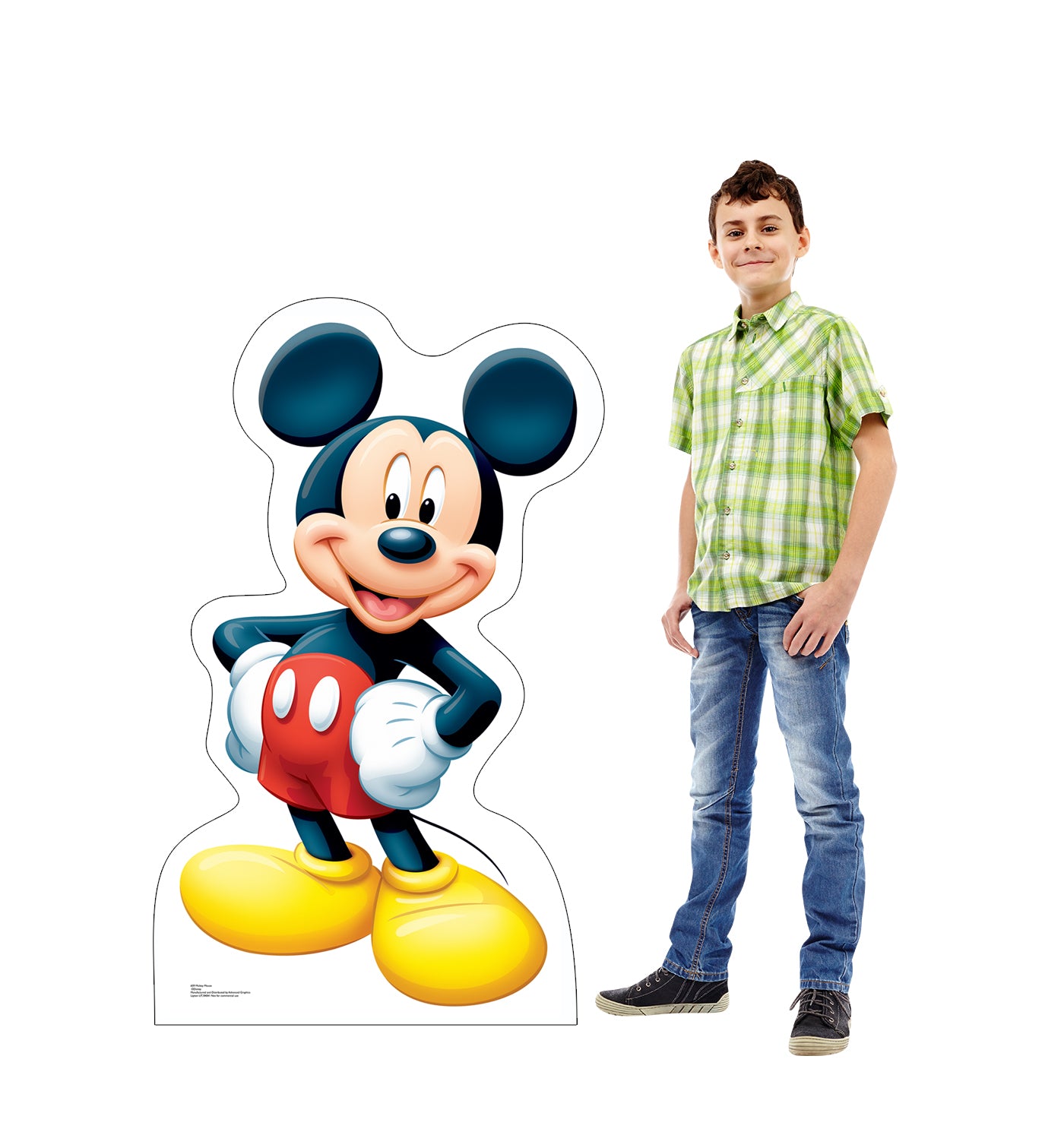 Life-size Mickey Mouse Cardboard Cutout Standee - All Cutouts