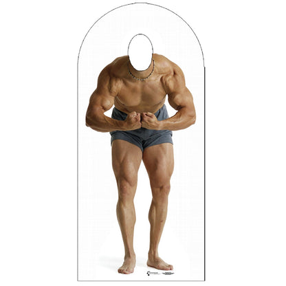 Muscle Man Stand-In Life-Size Cardboard Cutout - All Cutouts