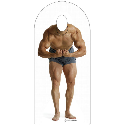 Muscle Man Stand-In Life-Size Cardboard Cutout - All Cutouts
