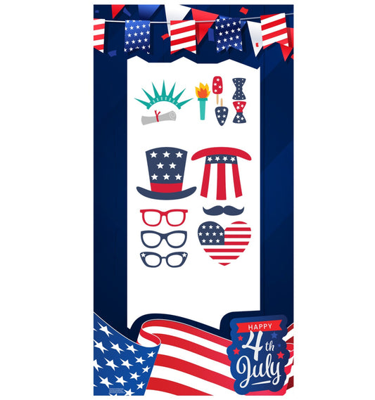 4th of July Large Picture Frame Stand-in