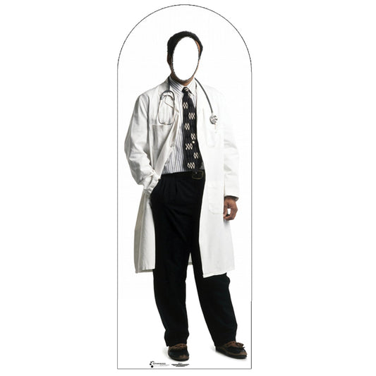 Life-size Doctor Stand-in Cardboard Standup | Cardboard Cutout - All Cutouts