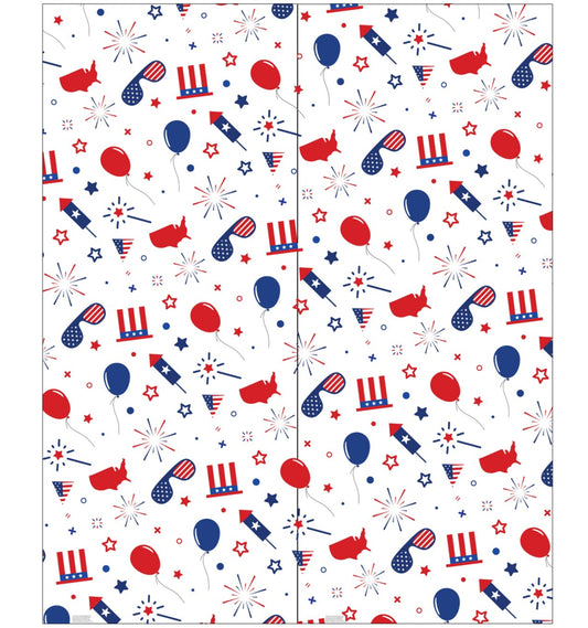 4th of July Party Cardboard Backdrop