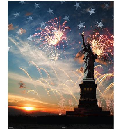4th of July Patriotic Cardboard Backdrop