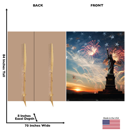 4th of July Patriotic Cardboard Backdrop