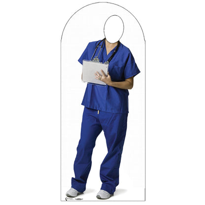 Life-size Orderly Stand-In Cardboard Standup | Cardboard Cutout - All Cutouts