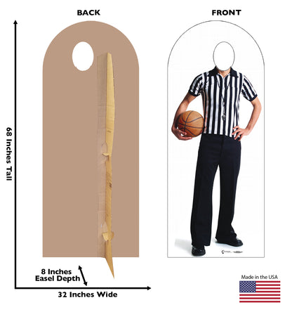 Life-size Referee Stand-In Cardboard Standup | Cardboard Cutout - All Cutouts