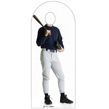 Life-size Baseball Stand-In Cardboard Cutout - All Cutouts
