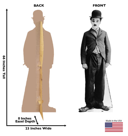 Life-size Charlie Chaplin Little Tramp Cardboard Cutout - All Cutouts