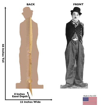 Life-size Charlie Chaplin Tramp 3 Cardboard Cutout - All Cutouts