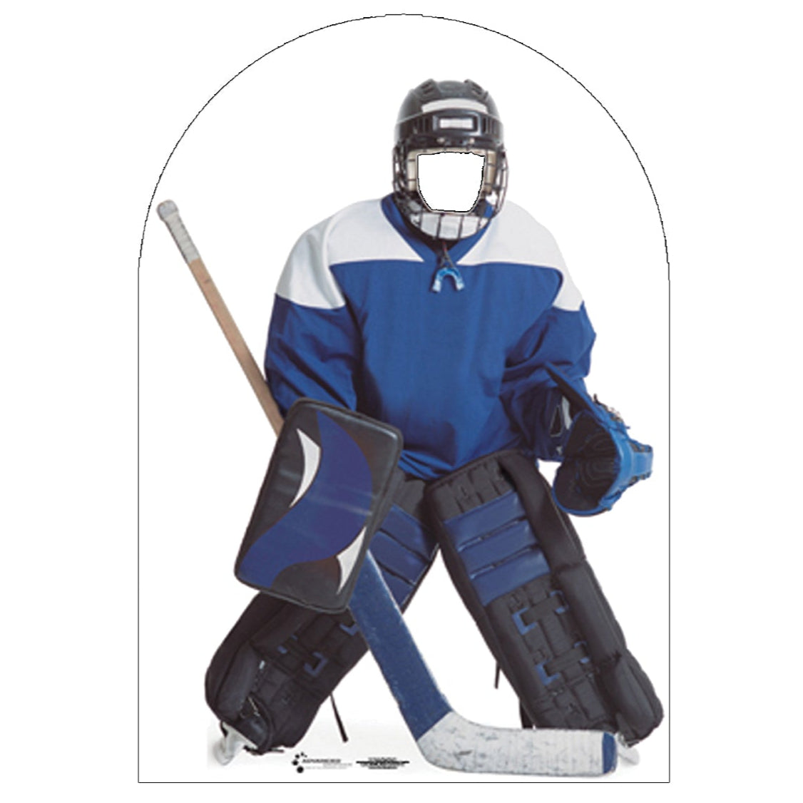Life-Size Hockey Player Stand-In Cardboard Cutout - All Cutouts