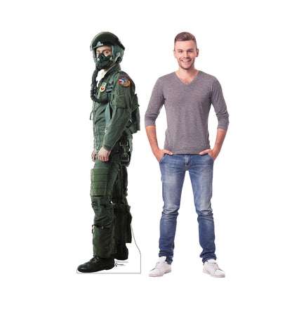 Life-size Fighter Pilot Cardboard Standup | Cardboard Cutout - All Cutouts