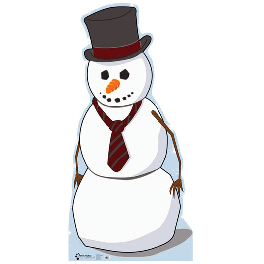 Life-size Snowman Standup Cardboard Cutout - All Cutouts